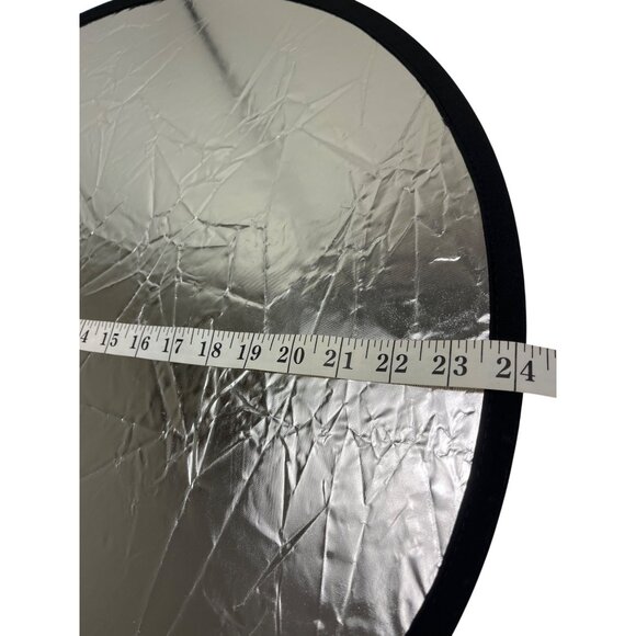 24" Reflector Disc With Silver & Gold Sides For Photography & Videography w/case - Picture 4 of 4